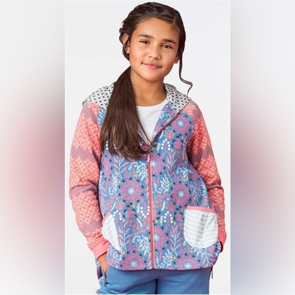 Matilda Jane UP NORTH Hoodie 12 Zip Jacket Hooded Girl's Tween Cozy Town